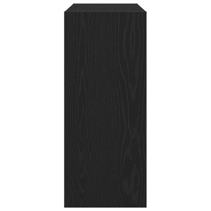 Bogreol Sort eg 100 x 30 x 72 cm Konstrueret træ