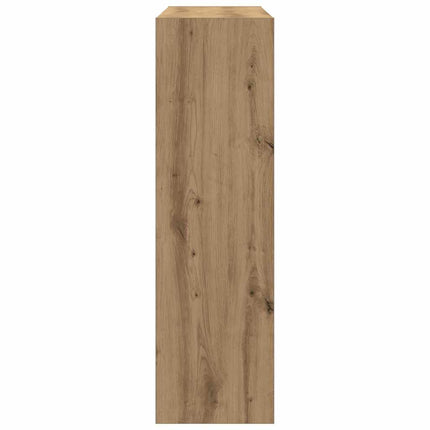 Bogskab 3 niveauer 100 x 30 x 103 cm Konstrueret træ artisan eg