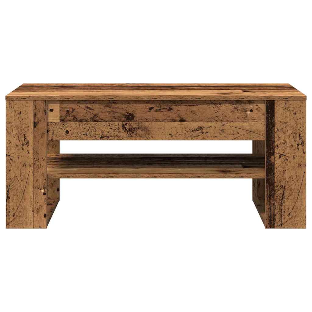 Sofabord Gammelt træ 102 x 55 x 45 cm Konstrueret træ