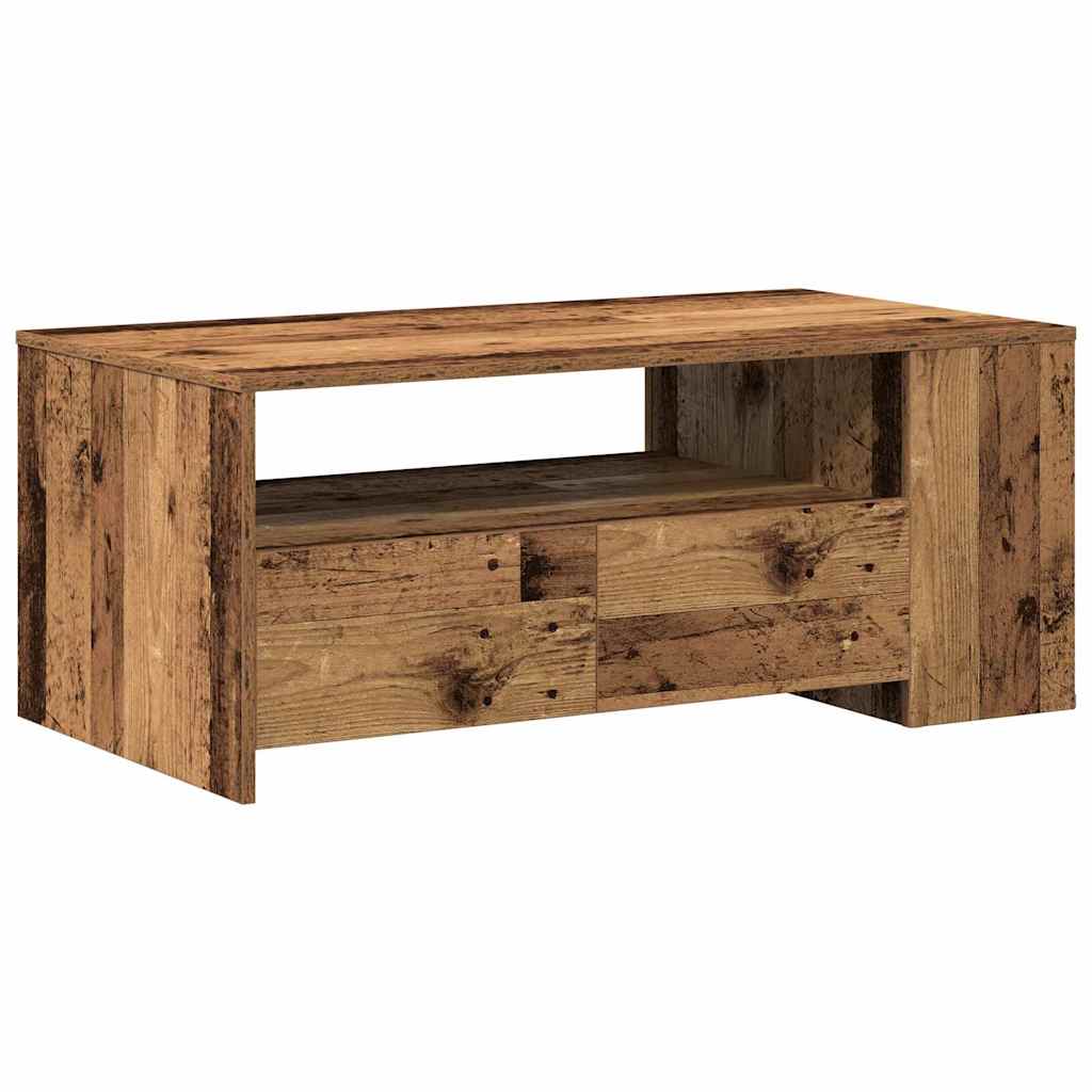 Sofabord Gammelt træ 102 x 55 x 43,5 cm Konstrueret træ