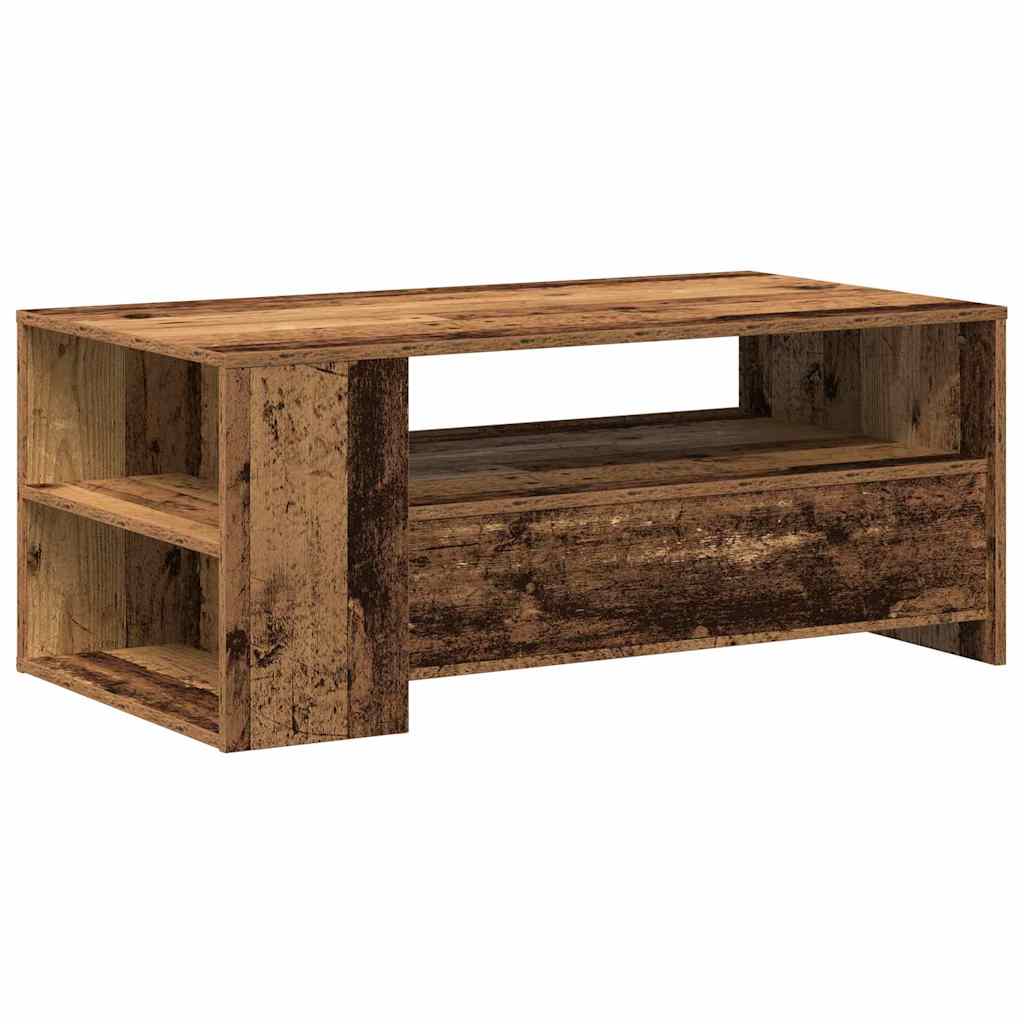 Sofabord Gammelt træ 102 x 55 x 43,5 cm Konstrueret træ