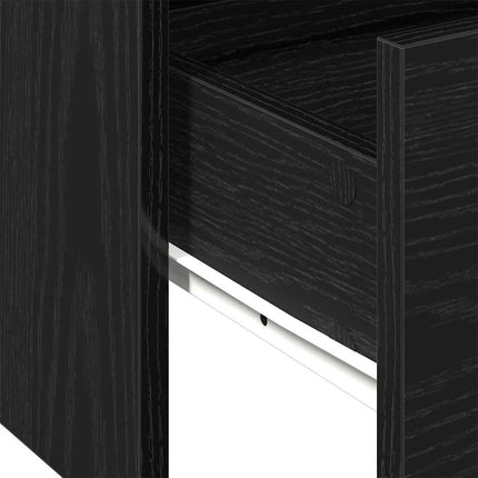 Sofabord Sort eg 102 x 55 x 43,5 cm Konstrueret træ