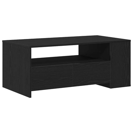 Sofabord Sort eg 102 x 55 x 43,5 cm Konstrueret træ