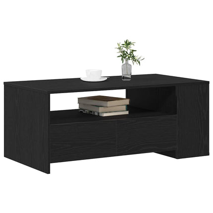 Sofabord Sort eg 102 x 55 x 43,5 cm Konstrueret træ