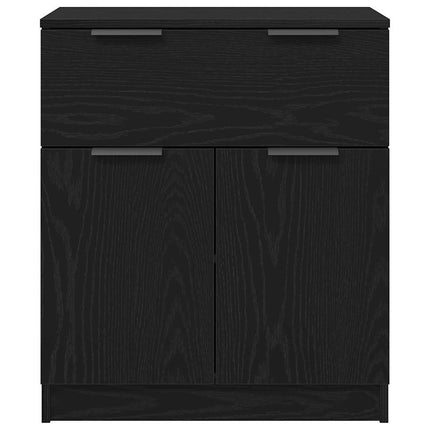 Sideboard Sort eg 60 x 30 x 70 cm Konstrueret træ