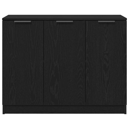 Sideboard Sort eg 90,5 x 30 x 70 cm Konstrueret træ
