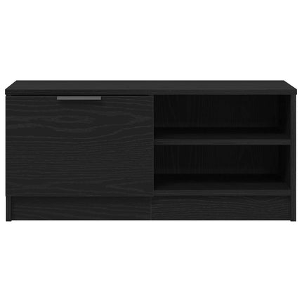 TV-skab Sort eg 80 x 35 x 36,5 cm Konstrueret træ
