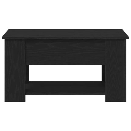 Sofabord Sort eg 79 x 49 x 41 cm Konstrueret træ