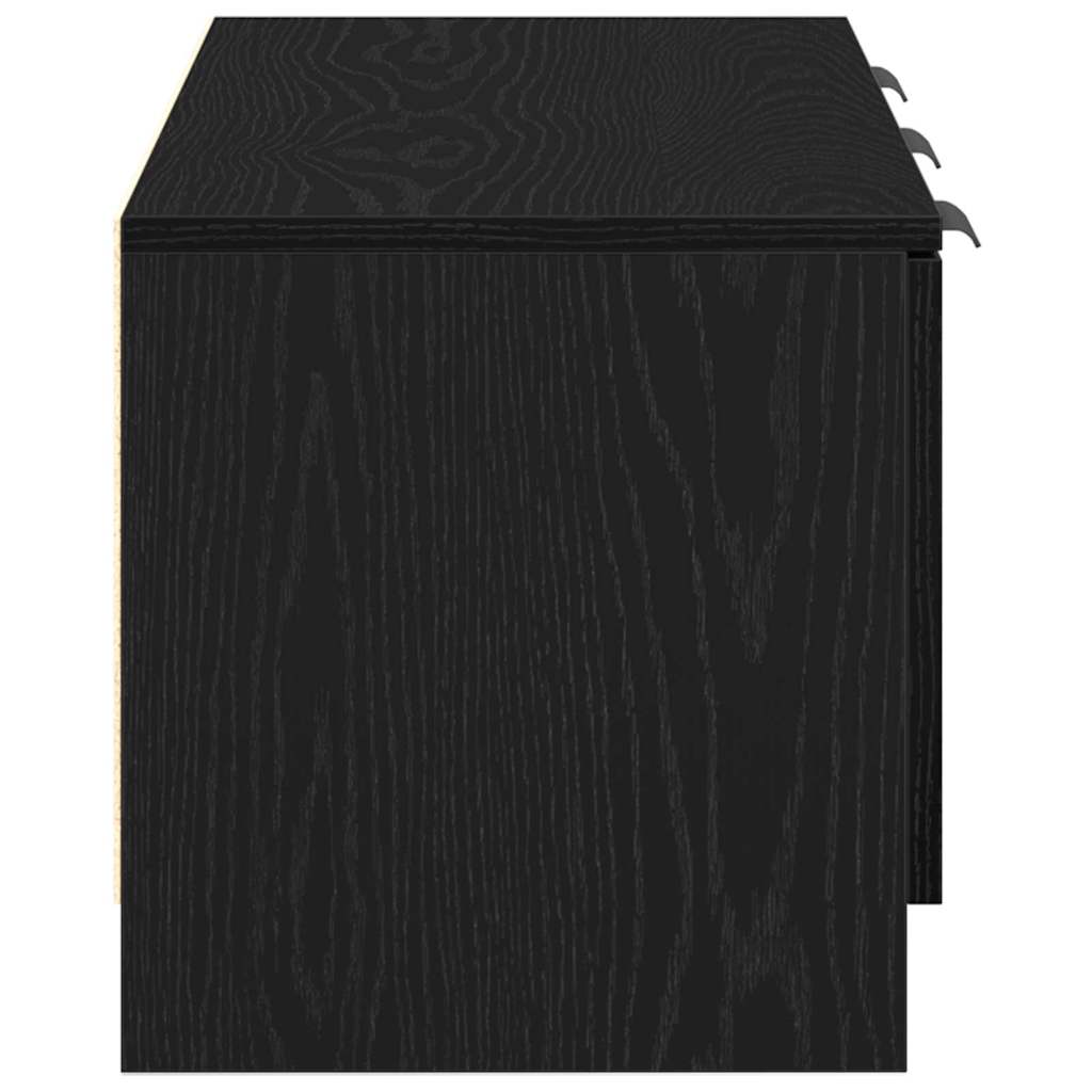 TV-skab Sort eg 102 x 35 x 36,5 cm Konstrueret træ