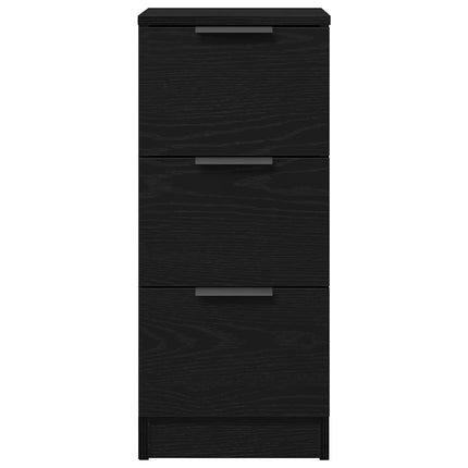 Sideboard Sort eg 30 x 30 x 70 cm Konstrueret træ