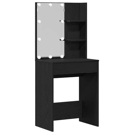 Klædeskab Sort eg 60 x 40 x 140 cm Konstrueret træ
