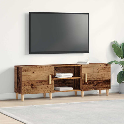 TV-skab 150 x 30 x 50 cm Gammelt træ Konstrueret træ
