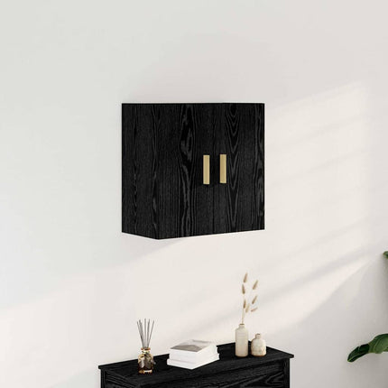 Vægskab 60 x 30 x 60 cm Konstrueret træ Sort eg