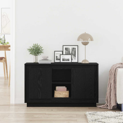 Sideboard Sort eg 102 x 35 x 60 cm Konstrueret træ