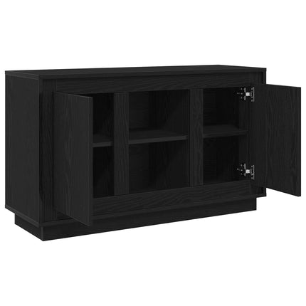 Sideboard Sort eg 102 x 35 x 60 cm Konstrueret træ