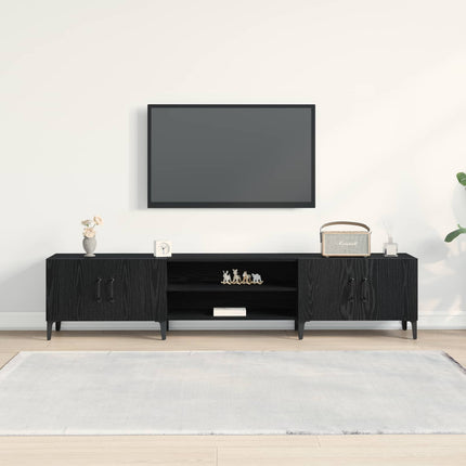 TV-skab 180 x 31,5 x 40 cm Sort eg Konstrueret træ