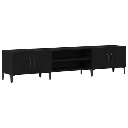 TV-skab 180 x 31,5 x 40 cm Sort eg Konstrueret træ