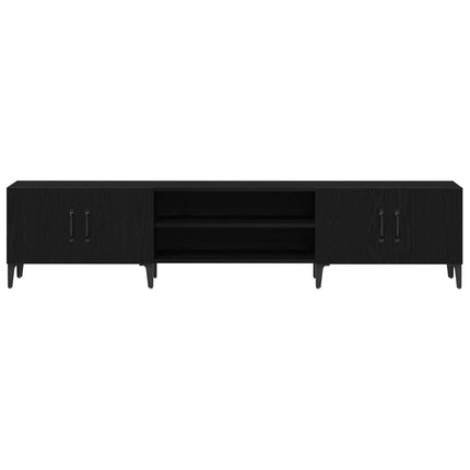 TV-skab 180 x 31,5 x 40 cm Sort eg Konstrueret træ