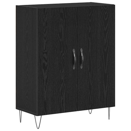 Sideboard Sort eg 69,5 x 34 x 90 cm Konstrueret træ