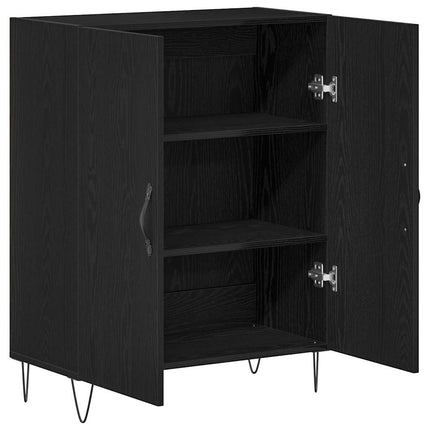 Sideboard Sort eg 69,5 x 34 x 90 cm Konstrueret træ