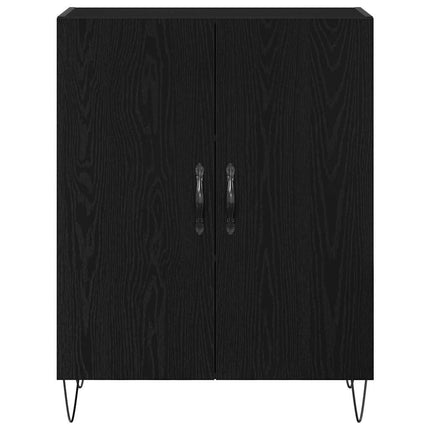 Sideboard Sort eg 69,5 x 34 x 90 cm Konstrueret træ