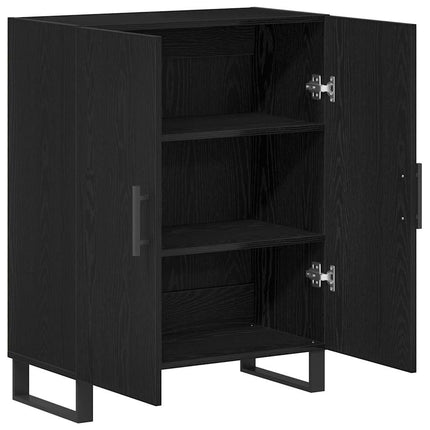 Sideboard Sort eg 69,5 x 34 x 90 cm Konstrueret træ