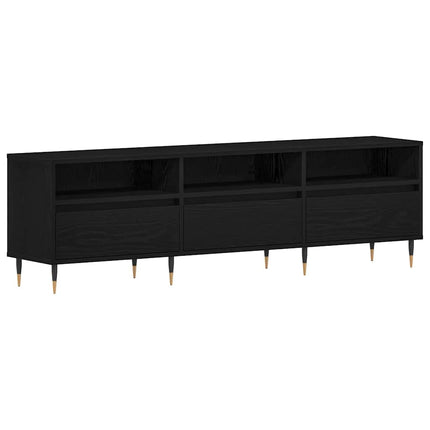 TV-skab 150 x 30 x 44,5 cm Sort eg Konstrueret træ