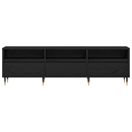 TV-skab 150 x 30 x 44,5 cm Sort eg Konstrueret træ