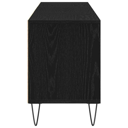 TV-skab 150 x 30 x 44,5 cm Sort eg Konstrueret træ