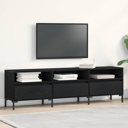 TV-skab 150 x 30 x 44,5 cm Sort eg Konstrueret træ