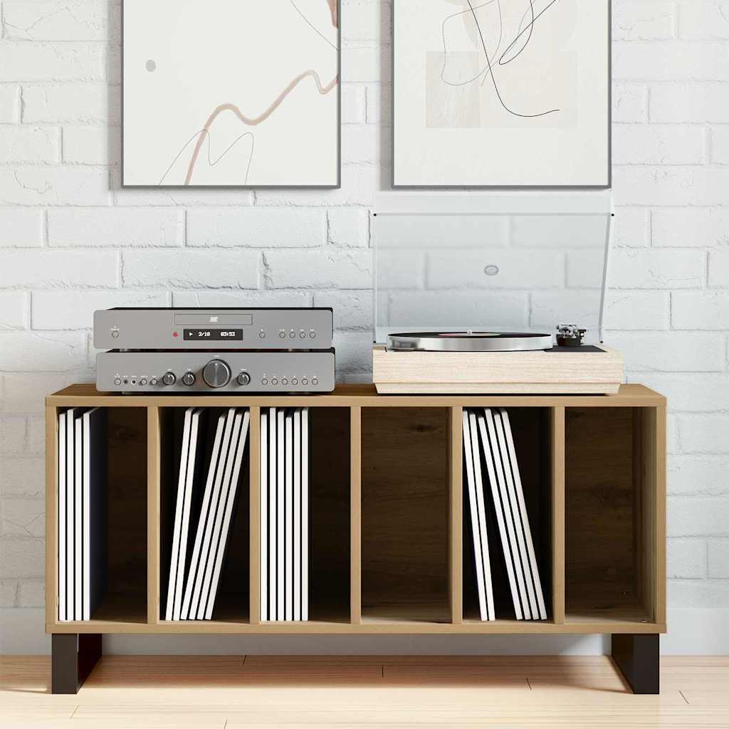 Pladeskab med hylde artisan eg 100 x 38 x 48 cm Konstrueret træ
