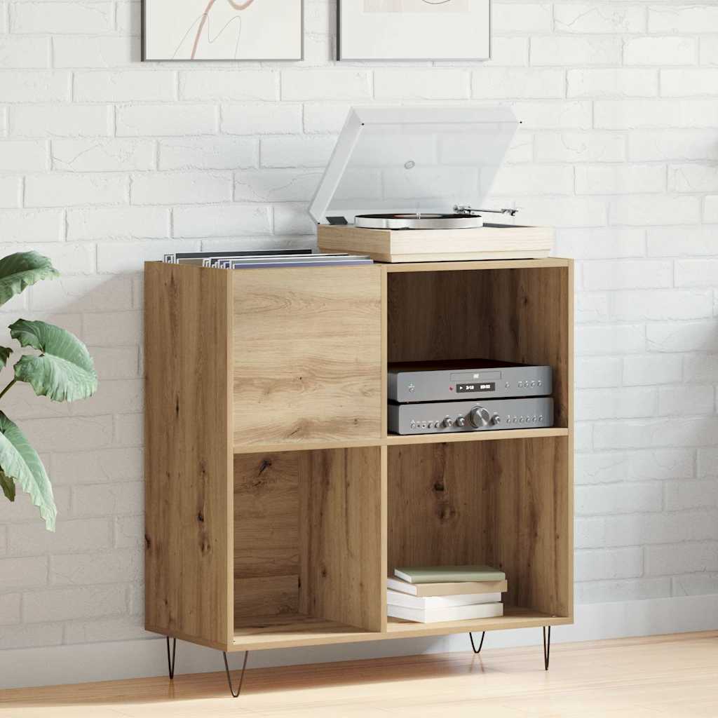 Pladeskab med hylde artisan eg 85 x 38 x 89 cm Konstrueret træ