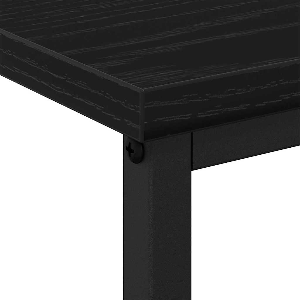 Natskab Sort eg 41 x 31 x 80 cm Konstrueret træ