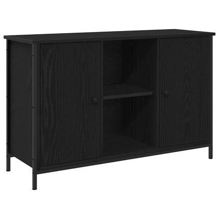 TV-møbelsæt 101 x 35 x 65 cm Sort eg Konstrueret træ