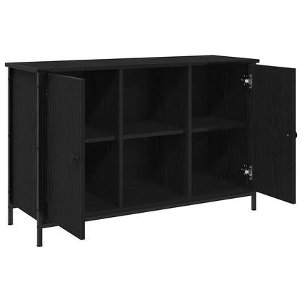 TV-møbelsæt 101 x 35 x 65 cm Sort eg Konstrueret træ