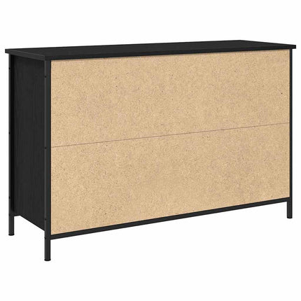 TV-møbelsæt 101 x 35 x 65 cm Sort eg Konstrueret træ