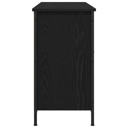 TV-møbelsæt 101 x 35 x 65 cm Sort eg Konstrueret træ