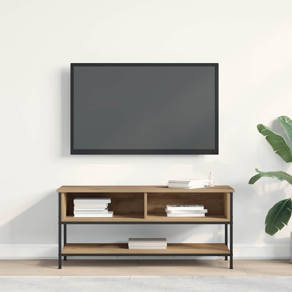 TV-møbelsæt Artisan Egetræ 100 x 35 x 45 cm Konstrueret træ