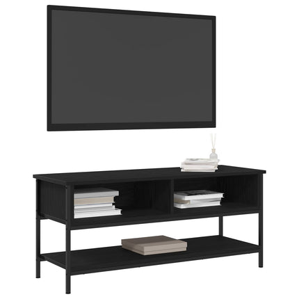 TV-møbelsæt Sort eg 100 x 35 x 45 cm Konstrueret træ