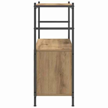 Bogreol 80 x 30 x 78,5 cm Konstrueret træ Artisan Egetræ