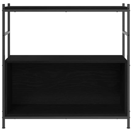 Bogreol 80 x 30 x 78,5 cm Konstrueret træ Sort eg