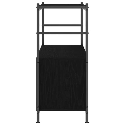 Bogreol 80 x 30 x 78,5 cm Konstrueret træ Sort eg