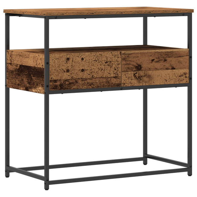 Konsolbord Gammelt træ 75 x 40 x 75 cm Konstrueret træ