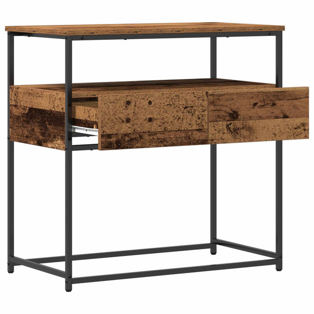 Konsolbord Gammelt træ 75 x 40 x 75 cm Konstrueret træ