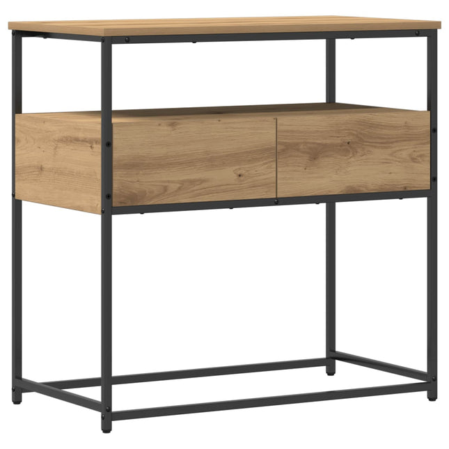 Konsolbord Artisan Egetræ 75 x 40 x 75 cm Konstrueret træ