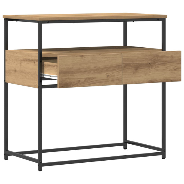 Konsolbord Artisan Egetræ 75 x 40 x 75 cm Konstrueret træ