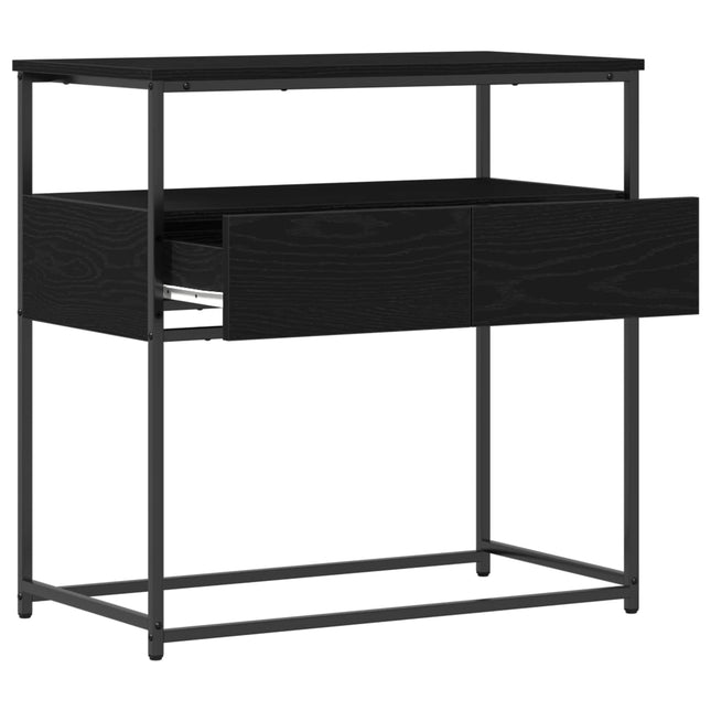 Konsolbord Sort eg 75 x 40 x 75 cm Konstrueret træ