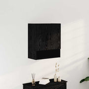 Væghængt skab Sort eg 60 x 31 x 70 cm Konstrueret træ