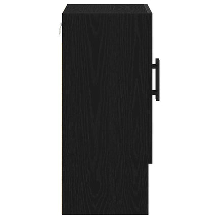 Væghængt skab 60 x 31 x 70 cm Konstrueret træ Sort eg