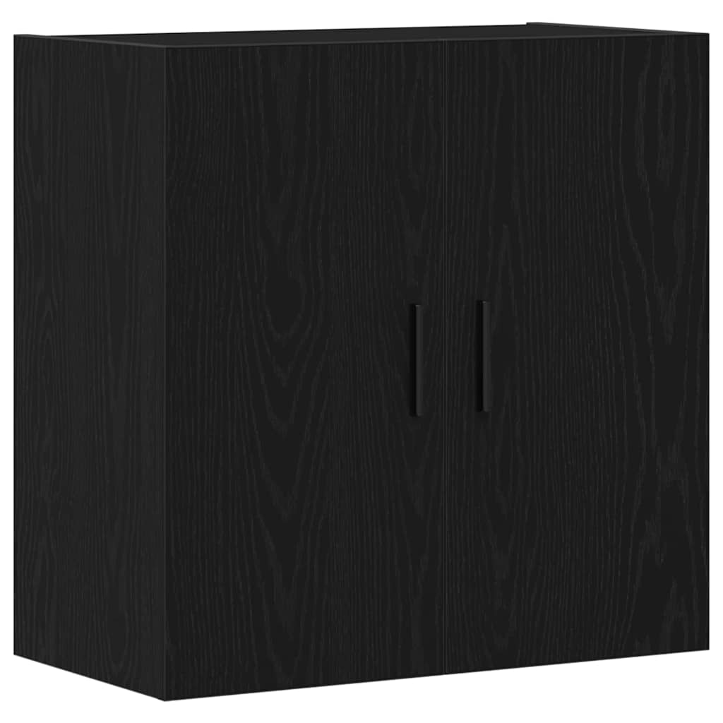 Væghængt skab Sort eg 60 x 31 x 60 cm Konstrueret træ